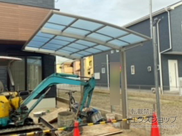 大阪府貝塚市ののカーポート レイナポートグラン　積雪〜20cm対応 施工例