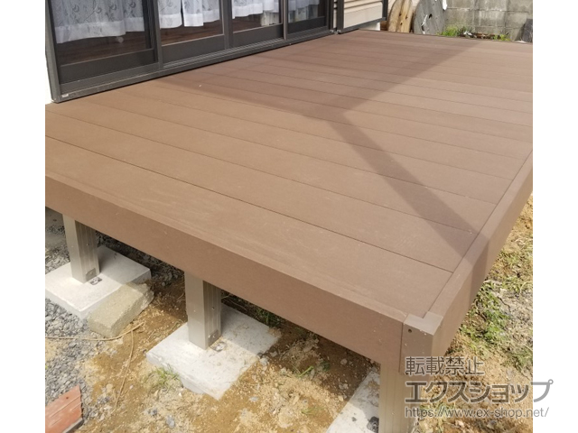 福岡県宮若市ののウッドデッキ マージウッドデッキ 施工例