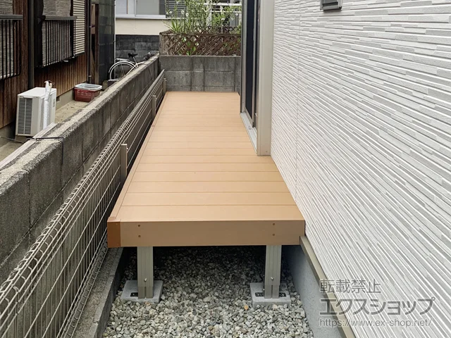 兵庫県明石市のYKKAPのウッドデッキ リウッドデッキ 200 施工例