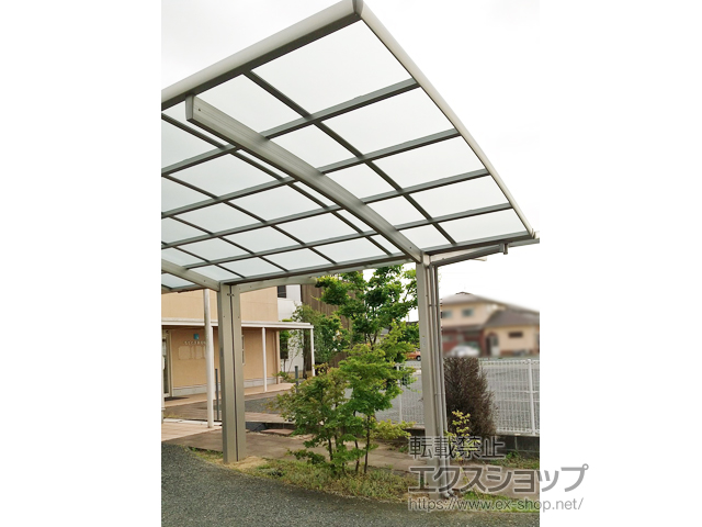 福岡県八女郡広川町ののカーポート レイナポートグラン Y合掌　積雪〜20cm対応 施工例