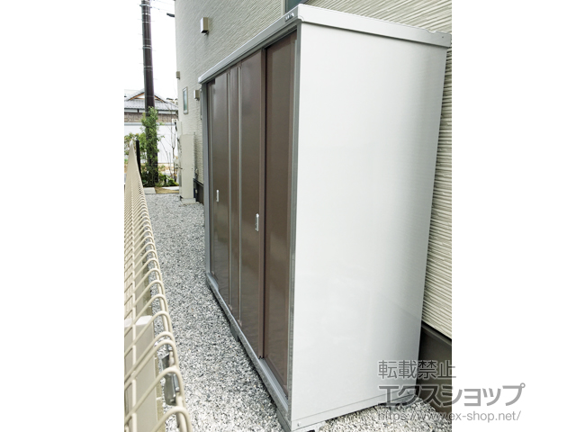 東京都国分寺市のの物置・屋外倉庫 シンプリー 一般型 2160×755×1903（MJX-217EP） MJX-217EP-AR 施工例