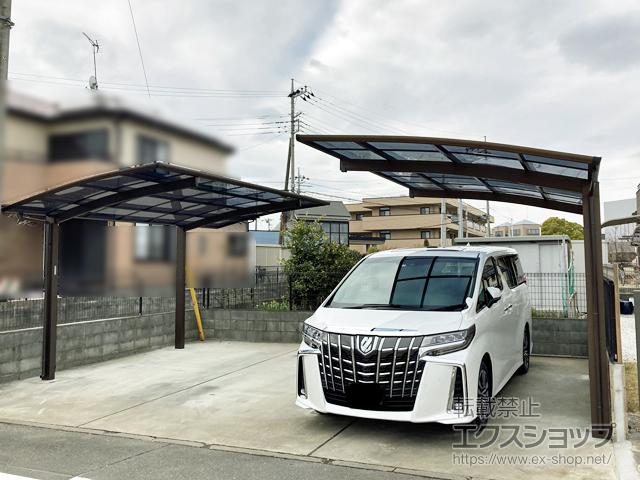 埼玉県川越市ののカーポート プレシオスポート 積雪〜20cm対応 施工例