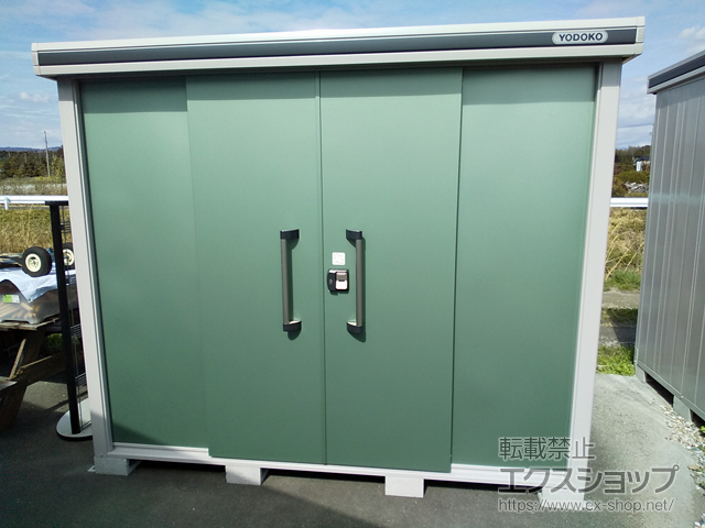 静岡県浜松市のの物置・屋外倉庫 エルモ 一般型 2570×1870×2118 LMD-2518-EG 施工例
