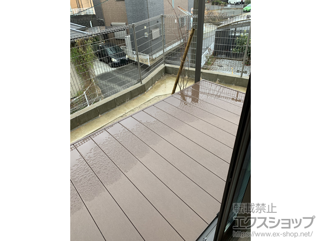 福岡県太宰府市ののウッドデッキ マージウッドデッキ 施工例