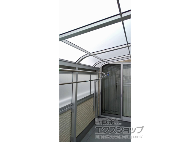 愛知県知多郡東浦町ののバルコニー・ベランダ屋根 スピーネ R型 屋根タイプ 単体 積雪〜20cm対応 施工例