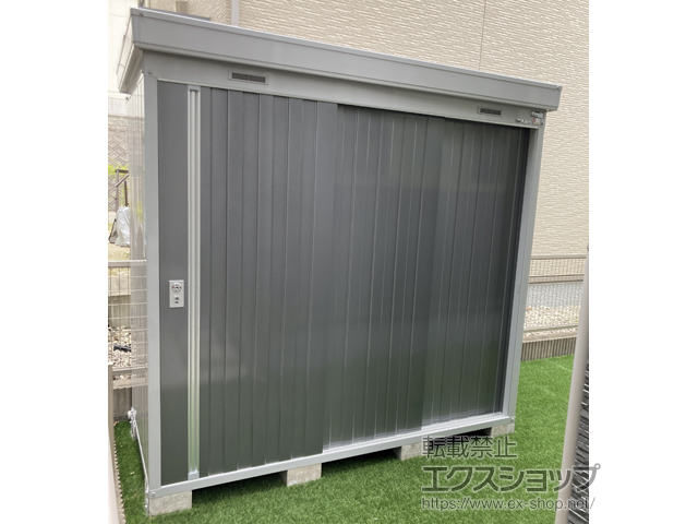 福岡県糟屋郡新宮町のの物置・屋外倉庫 ネクスタ 一般型 2210×950×2075 NXN-21S-【PG】 施工例