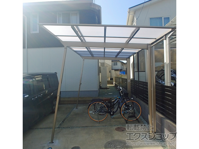 宮城県名取市ののカーポート ソリッドポート 積雪〜20cm対応 施工例