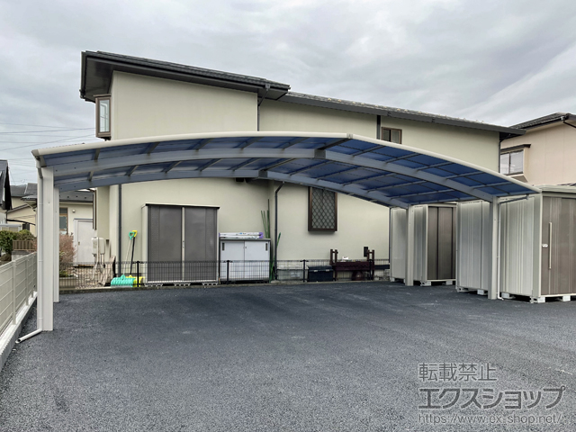 宮城県仙台市ののカーポート レイナトリプルポートグラン　積雪〜20cm対応 施工例