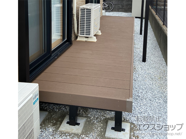 千葉県木更津市ののウッドデッキ リウッドデッキ 200 施工例