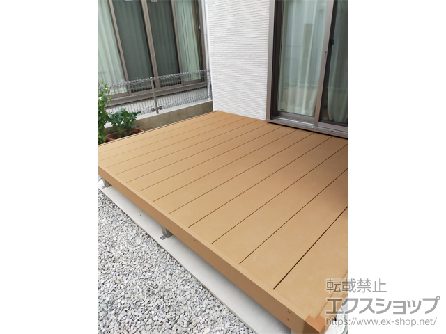 兵庫県明石市ののウッドデッキ リウッドデッキ 200 施工例