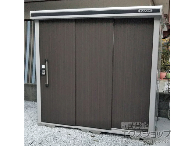 宮崎県延岡市のの物置・屋外倉庫 エルモ 一般型 2220×1520×2120（LMD-2215） LMD-2215-DW 施工例