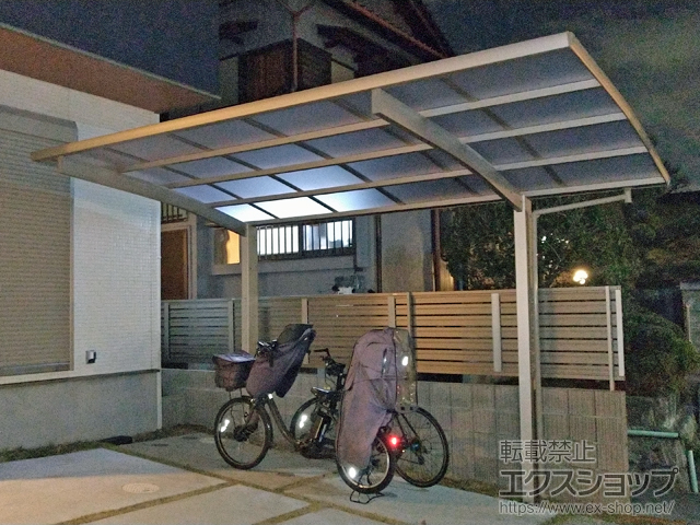 大阪府吹田市ののカーポート プレシオスポート 積雪〜20cm対応 施工例