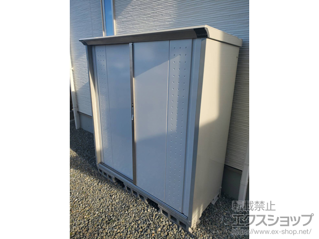 大阪府高槻市のの物置・屋外倉庫 グランプレステージジャンプ 1488×650×1600 GP-156B-F-SW 施工例