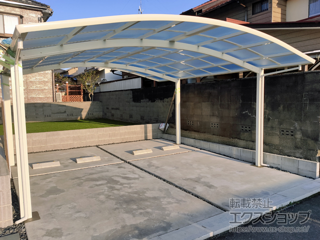 愛知県一宮市ののカーポート レイナツインポートグラン　積雪〜20cm対応 施工例