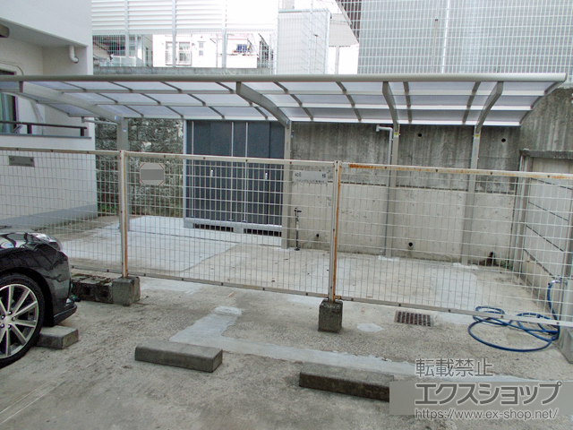 東京都品川区ののサイクルポート・駐輪場 レイナポートグランミニ 縦連棟 積雪〜20cm対応 施工例