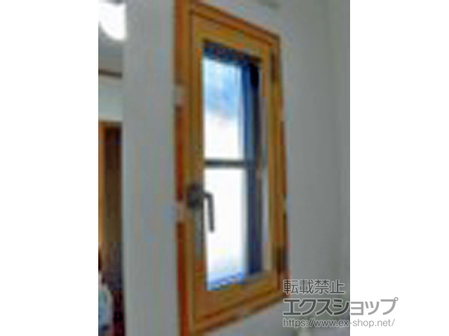 埼玉県日高市のの二重窓（内窓） インプラス 開き窓 外観左吊元 施工例