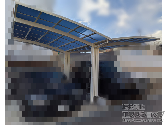 東京都八王子市ののカーポート レイナポートグラン Y合掌　積雪〜20cm対応 施工例