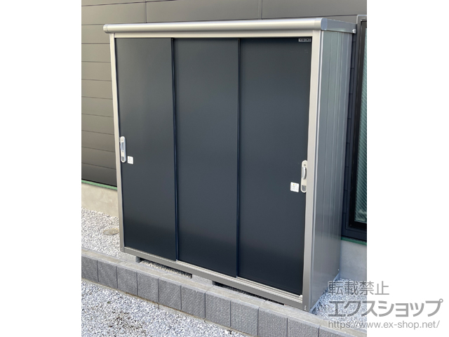 東京都昭島市のの物置・屋外倉庫 エスモ 一般型 1797×650×1959 ESE-1806A-SM 施工例