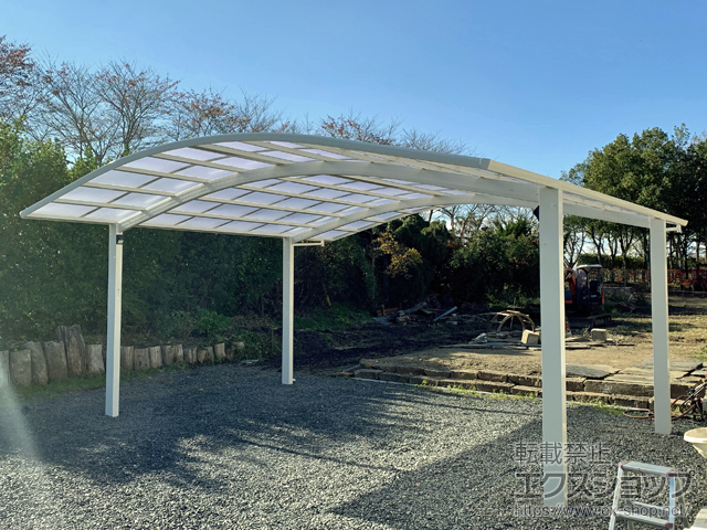 宮城県登米市ののカーポート レイナツインポートグラン　積雪〜20cm対応 施工例