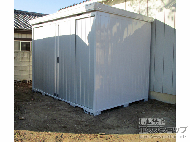 群馬県伊勢崎市のの物置・屋外倉庫 FORTA 一般型 3050×2210×2385 FS-3022H-PS 施工例