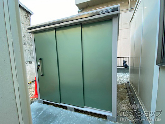 神奈川県横浜市のの物置・屋外倉庫 エルモ 一般型 2220×2570×2116 LMD-2225-EG 施工例