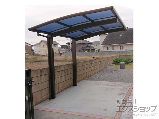 埼玉県本庄市ののサイクルポート・駐輪場 プレシオスポート ミニ 積雪〜20cm対応 施工例