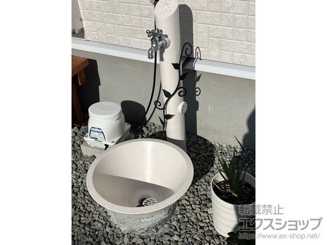 静岡県富士宮市のの立水栓・ガーデンシンク アン フルール 施工例