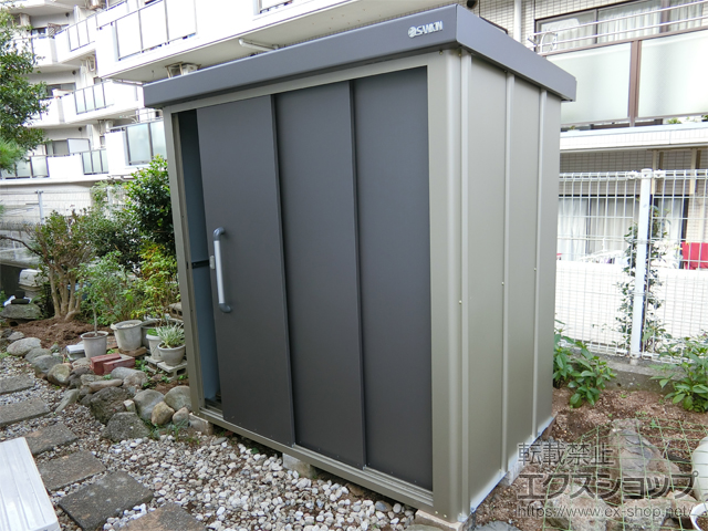 神奈川県横浜市のの物置・屋外倉庫 エスケーエイト SK8-70 一般型 1800×1200×1940 SK8-70-GK 施工例