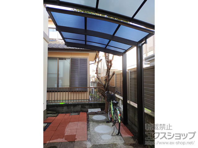 千葉県市川市ののサイクルポート・駐輪場、カーゲート レイナポートグランミニ 積雪〜20cm対応 施工例