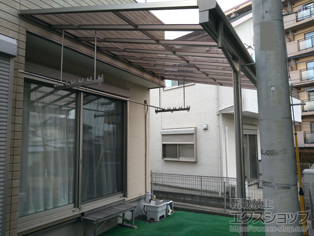 神奈川県相模原市ののテラス屋根 スピーネ F型 テラスタイプ 単体 積雪〜20cm対応 施工例