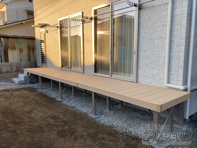長野県松本市ののウッドデッキ リウッドデッキ 200 施工例
