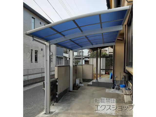 千葉県鎌ケ谷市ののカーポート プレシオスポート 積雪〜20cm対応 施工例