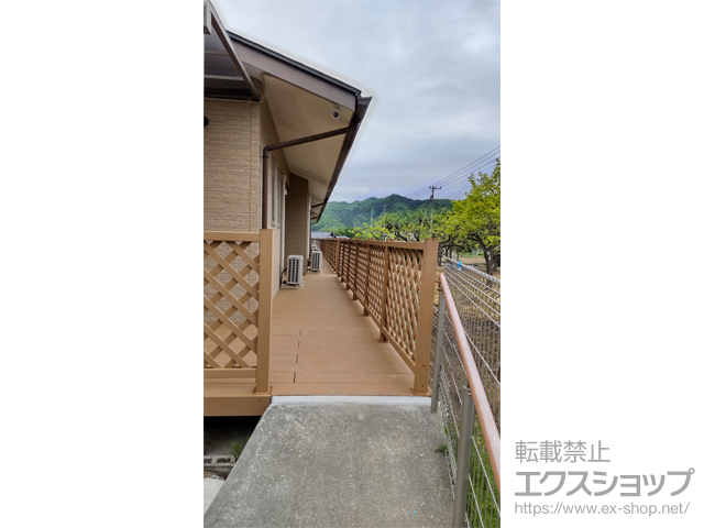 埼玉県秩父市ののウッドデッキ リウッドデッキ 200 施工例