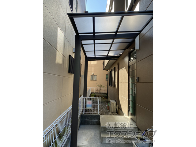 埼玉県和光市ののテラス屋根 フーゴF 独立テラスタイプ 単体 積雪〜20cm対応 施工例