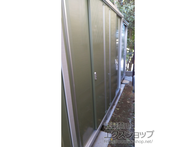 千葉県船橋市のの物置・屋外倉庫 シンプリー 一般型 2160×755×1603（MJX-217D-P） MJX-217D-P-JG 施工例