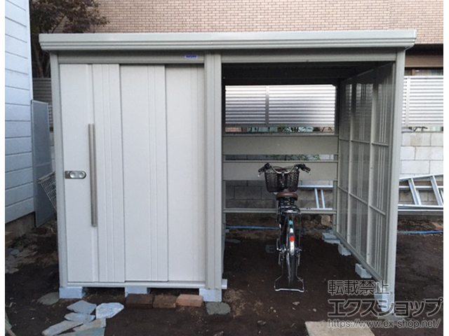 東京都板橋区のの物置・屋外倉庫 Mr.ストックマン プラスアルファ 一般型　結露減少型（TP-Z2819） TP-Z2819-W 施工例