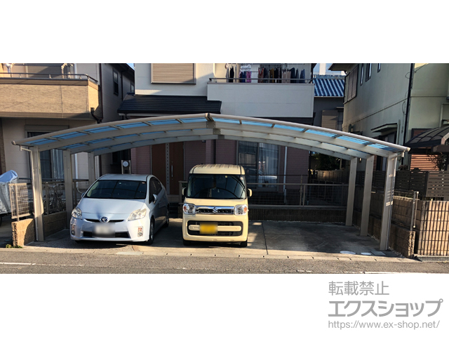 愛知県常滑市ののカーポート レイナトリプルポートグラン　積雪〜20cm対応※柱6本仕様 施工例