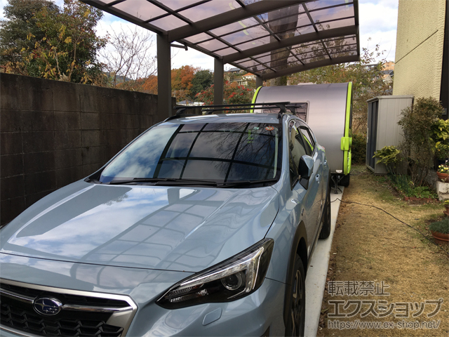 岐阜県多治見市ののカーポート ネスカR (ラウンドスタイル) 縦連棟 積雪〜20cm対応 施工例