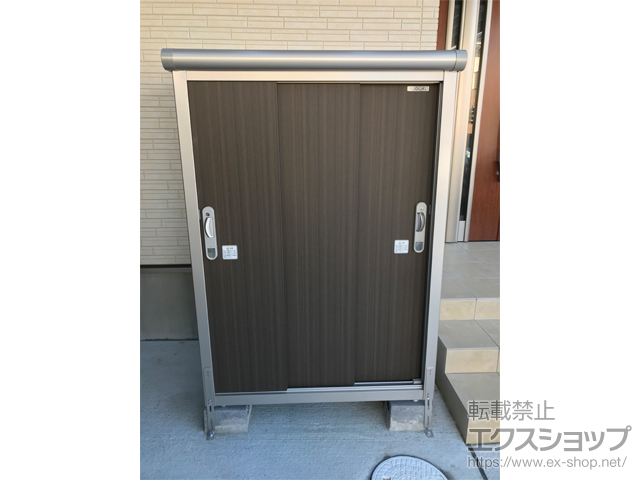 宮城県仙台市のの物置・屋外倉庫 エスモ 一般型 1050×650×1501（ESE-1006E） ESE-1006E-DW 施工例