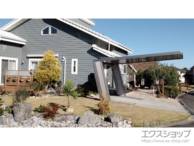三重県志摩市ののカーポート マイポート7(セブン) 積雪〜20cm対応 施工例