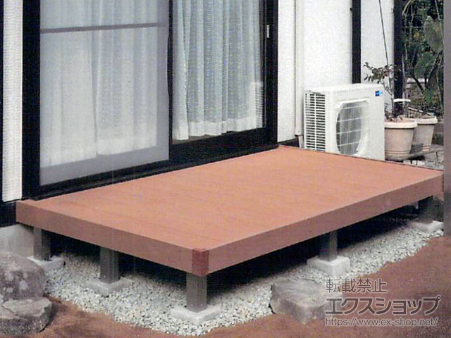 兵庫県神戸市ののウッドデッキ マージウッドデッキ 施工例