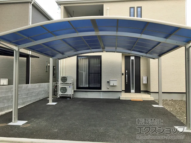 愛媛県松山市のValue Selectのカーポート プレシオスポート ワイド 積雪～20cm対応 施工例