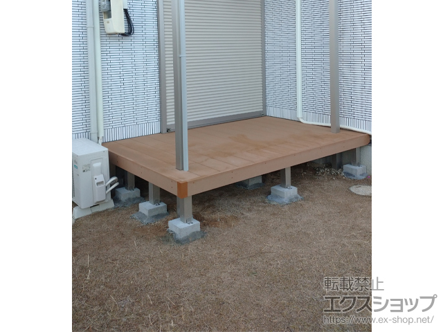 兵庫県川西市のの物置・屋外倉庫、ウッドデッキ リウッドデッキ 200 施工例