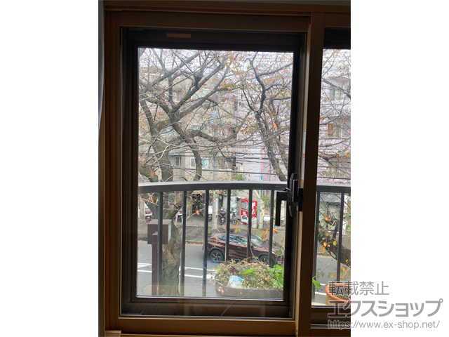 神奈川県横浜市のの二重窓（内窓） インプラス 引違い窓 2枚建 施工例