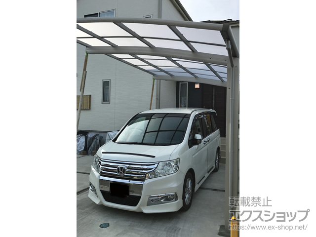茨城県牛久市ののカーポート プレシオスポート 積雪〜20cm対応 施工例