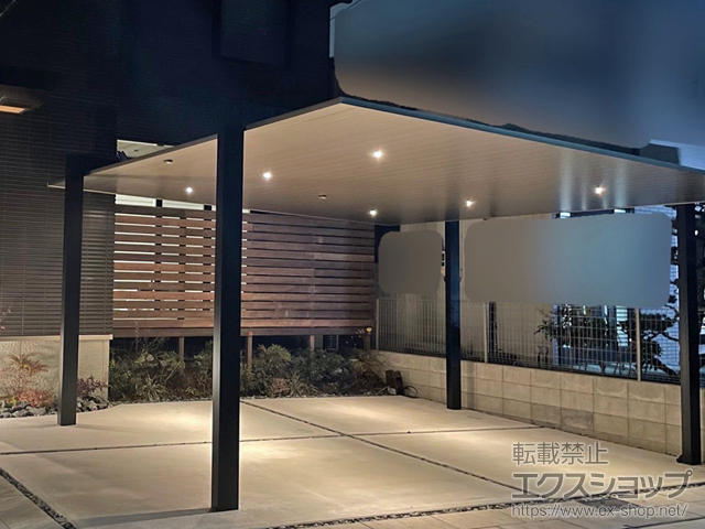 愛知県豊明市ののカーポート カーポートSCワイド 積雪〜20cm対応 施工例