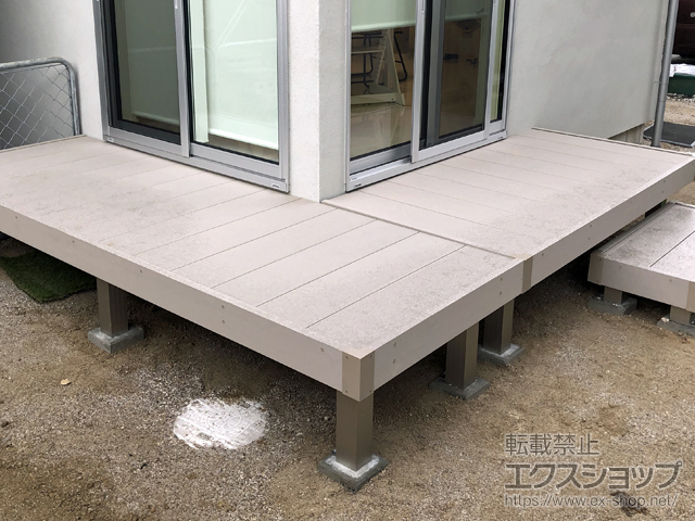 山口県周南市ののウッドデッキ リウッドデッキ 200 施工例