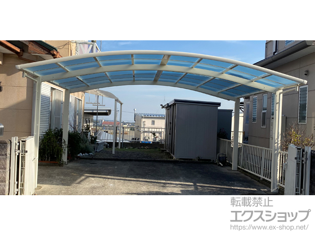 三重県三重郡菰野町ののカーポート レイナツインポートグラン　積雪〜20cm対応 施工例