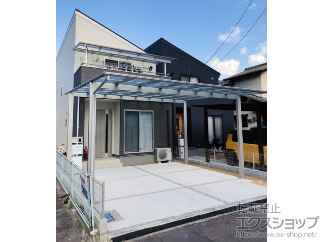 香川県高松市ののカーポート エフルージュ ツイン FIRST 積雪〜20cm対応 施工例