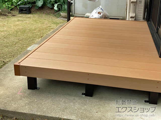 福岡県北九州市ののウッドデッキ マージウッドデッキ 施工例